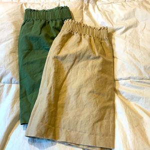 J.CREW skirts, lined, elastic waist with pockets, like new size 8